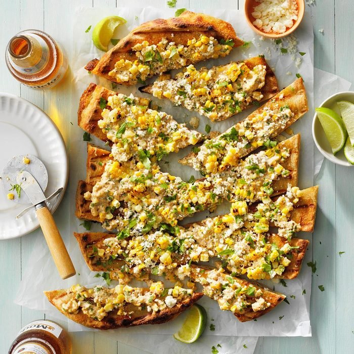 Read more about the article Grilled Elote Flatbread