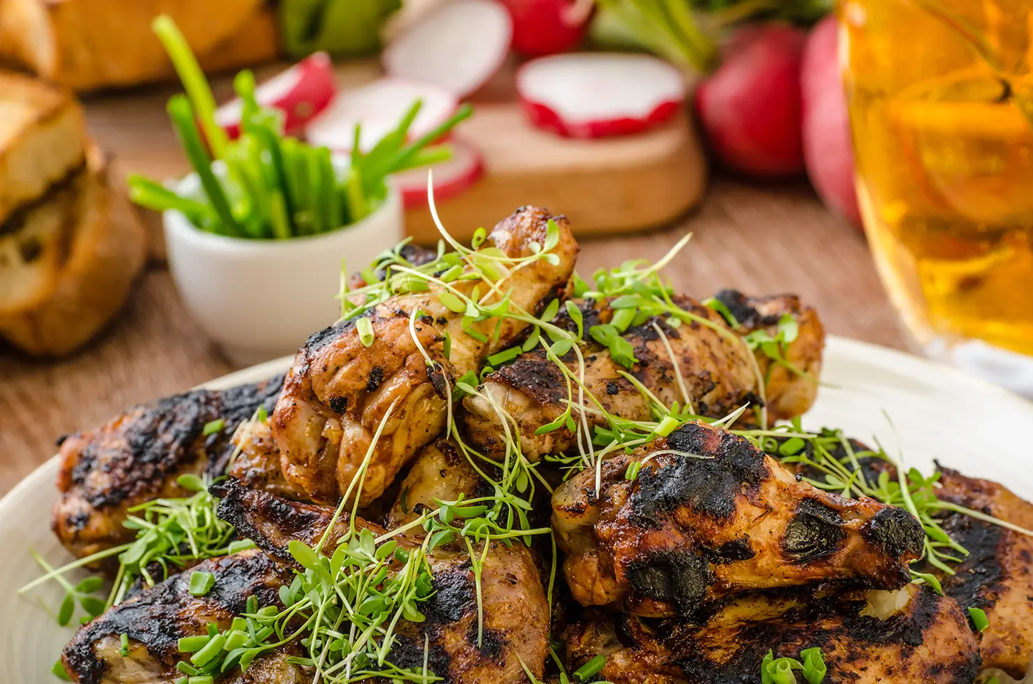 Read more about the article Tandoori-Style Chicken with Cucumber Melon Relish
