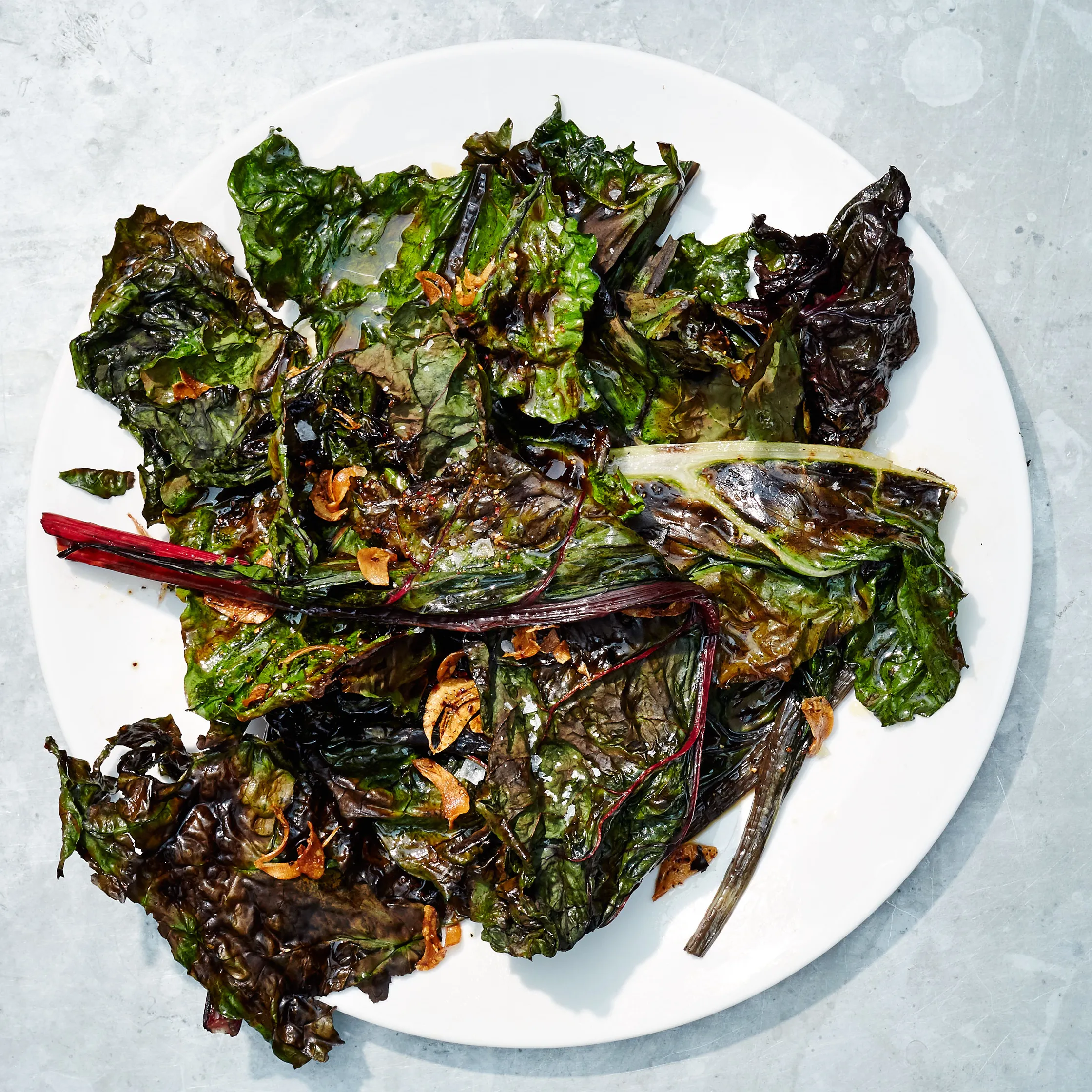 Read more about the article Leafy Greens with Spicy Garlic Oil